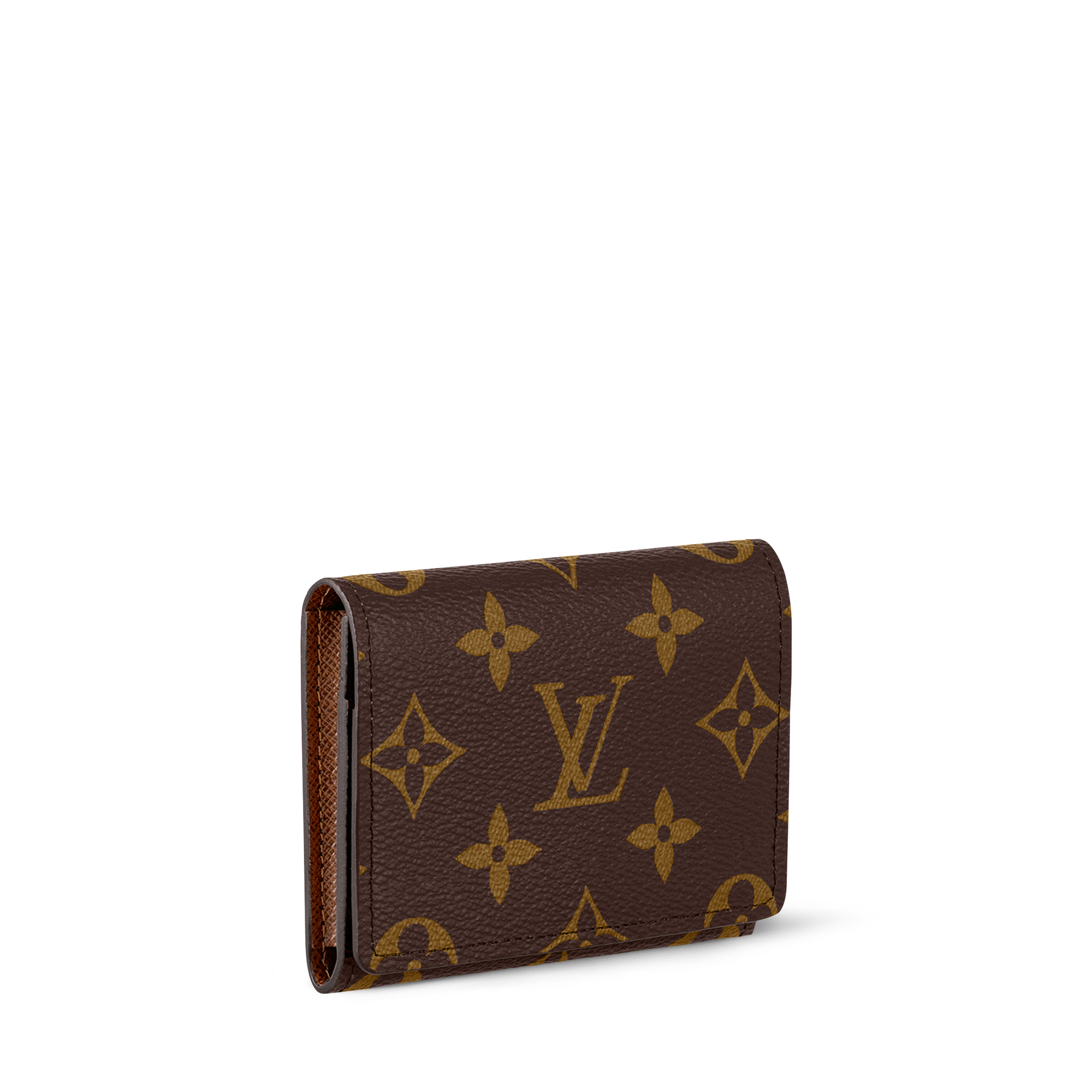 LOUIS VUITTON Carte Visite ブラウン Enveloppe Carte de visite Monogram Canvas - Men Small Leather
